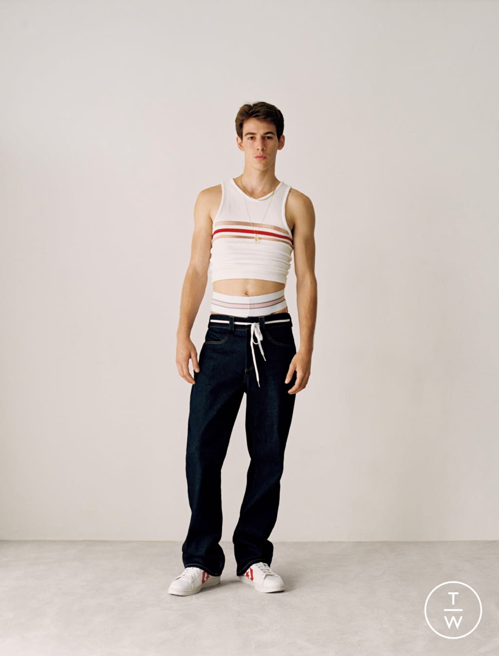 Fashion Week Paris Spring/Summer 2022 look 14 from the ALLED-MARTINEZ collection menswear