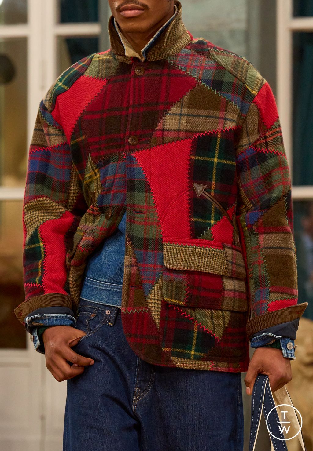 Fashion Week Milan Fall/Winter 2026 look 14 from the Polo Ralph Lauren collection menswear accessories