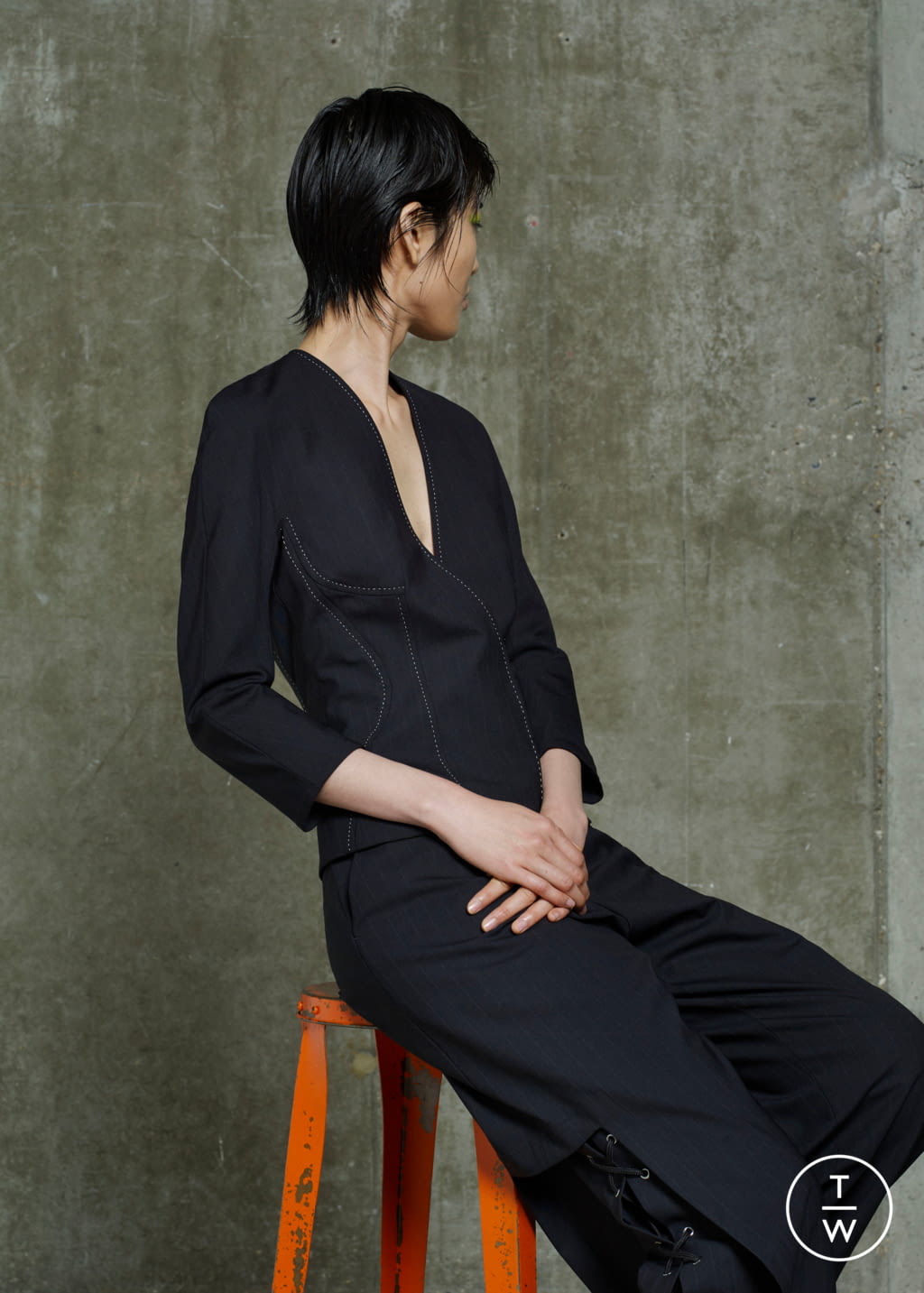 Fashion Week London Resort 2020 look 14 from the Chalayan collection womenswear