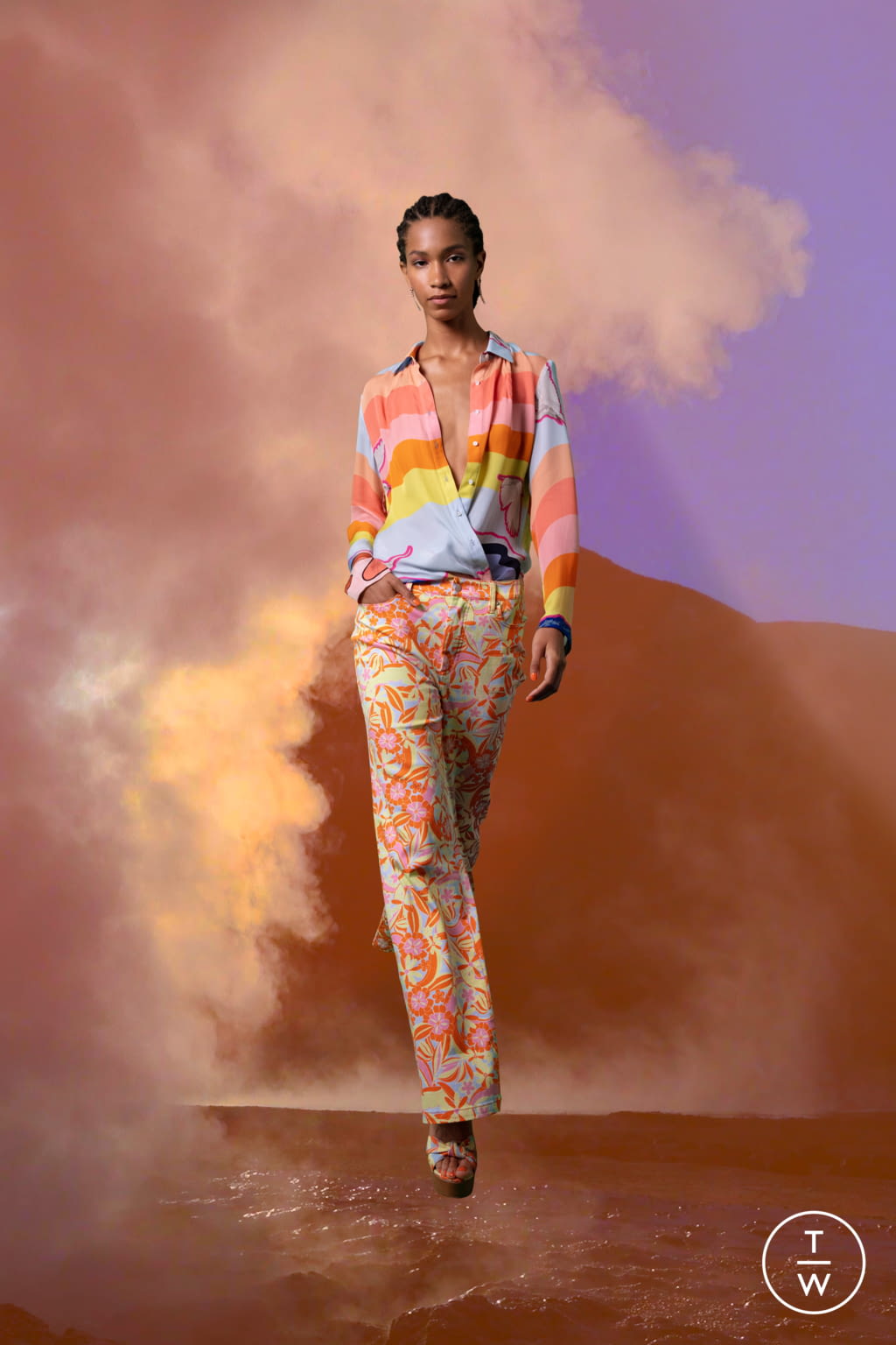 Fashion Week New York Spring/Summer 2022 look 14 de la collection Nicole Miller womenswear