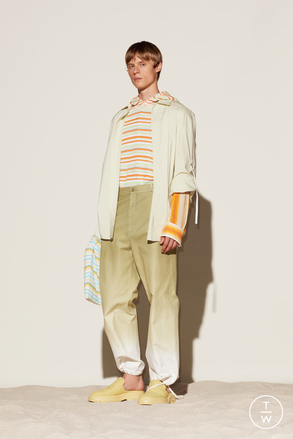 Fashion Week Milan Spring/Summer 2022 look 14 de la collection SOLID HOMME menswear
