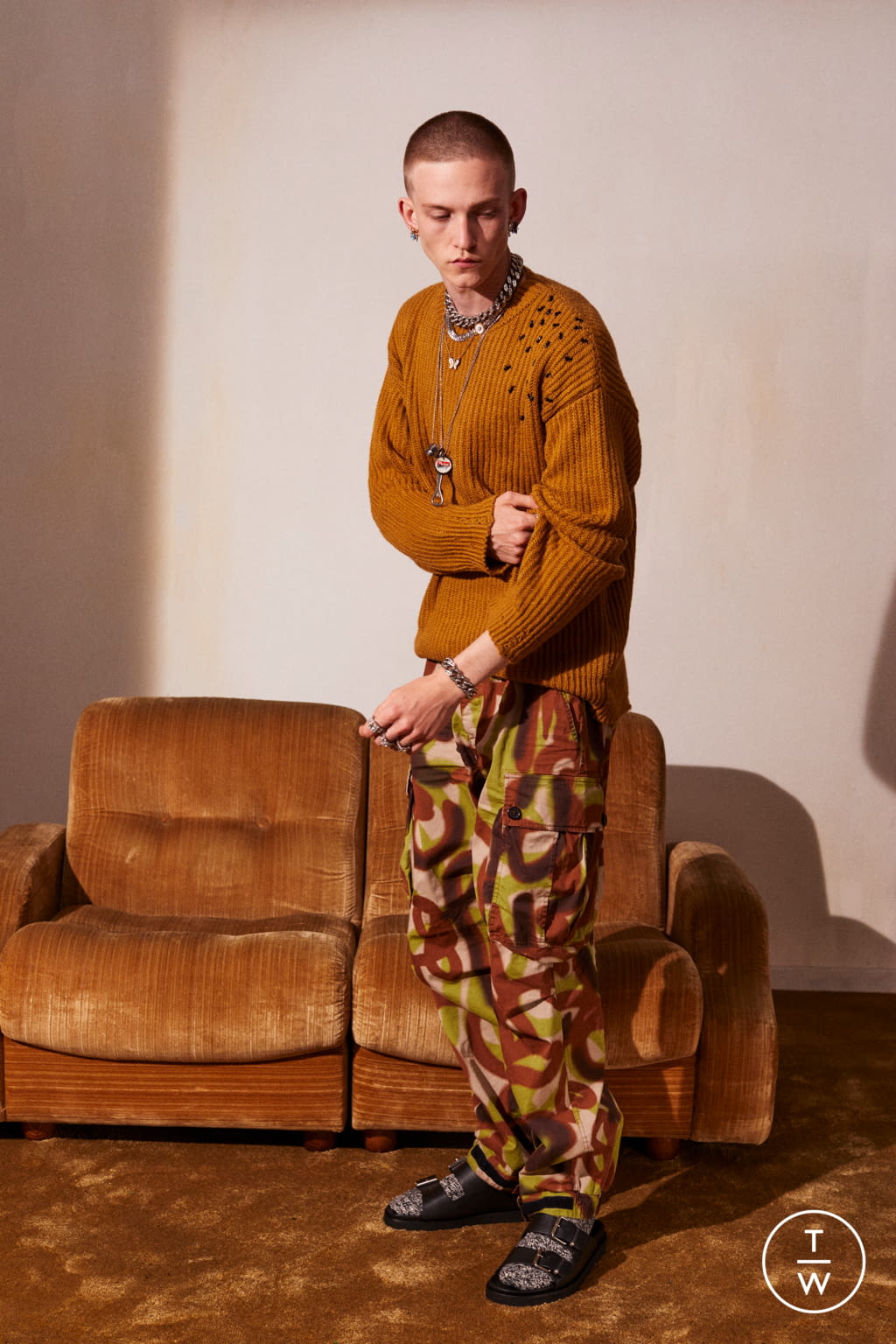 Fashion Week Milan Resort 2022 look 14 from the Dsquared2 collection menswear