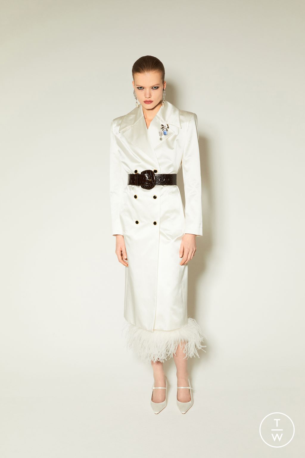Fashion Week Paris Pre-Fall 2024 look 14 from the Alessandra Rich collection 女装