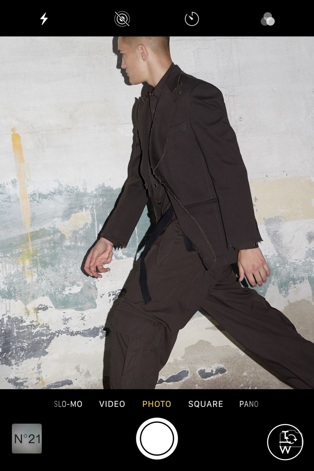 Fashion Week Milan Spring/Summer 2023 look 14 from the N°21 collection menswear