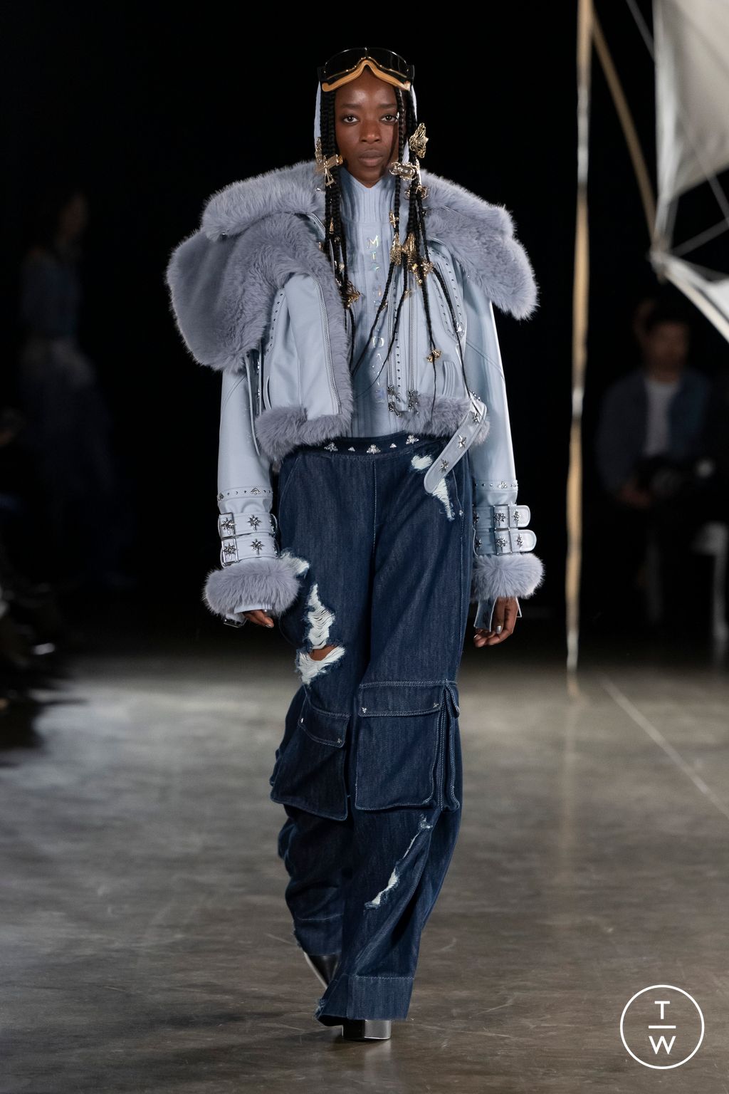 Fashion Week London Fall/Winter 2023 look 14 from the MITHRIDATE collection 女装