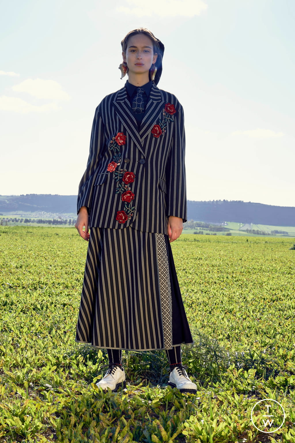 Fashion Week Milan Fall/Winter 2021 look 14 de la collection Antonio Marras womenswear