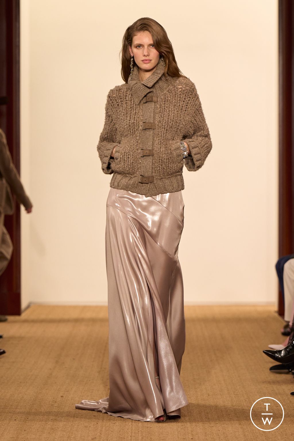 Fashion Week New York Fall/Winter 2024 look 14 from the Ralph Lauren collection womenswear