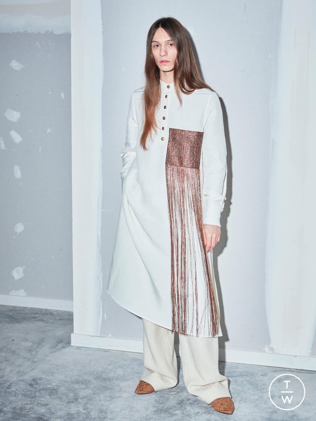 Fashion Week Paris Fall/Winter 2021 look 14 de la collection Benjamin Benmoyal womenswear