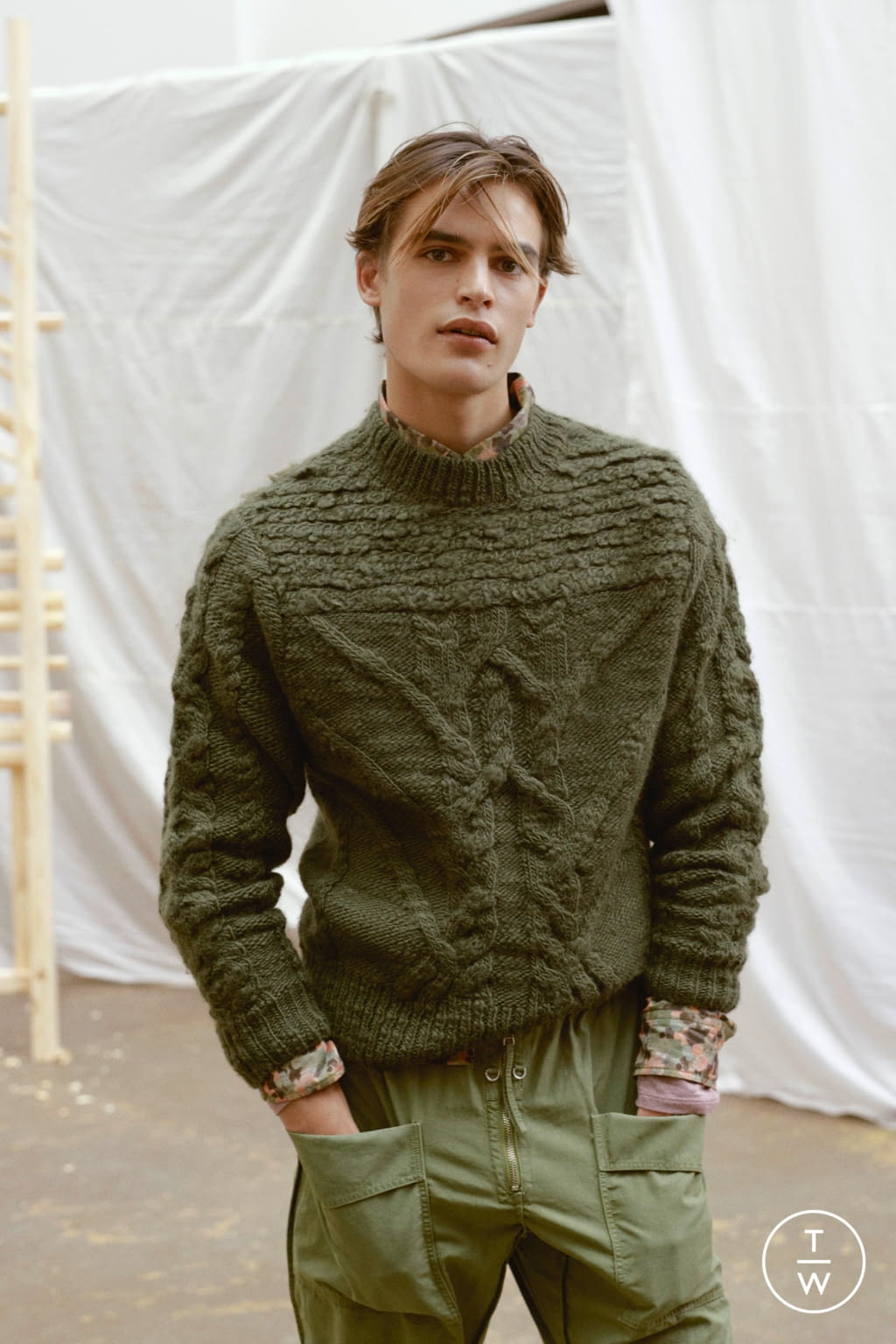 Fashion Week Paris Fall/Winter 2019 look 14 from the Isabel Marant collection menswear