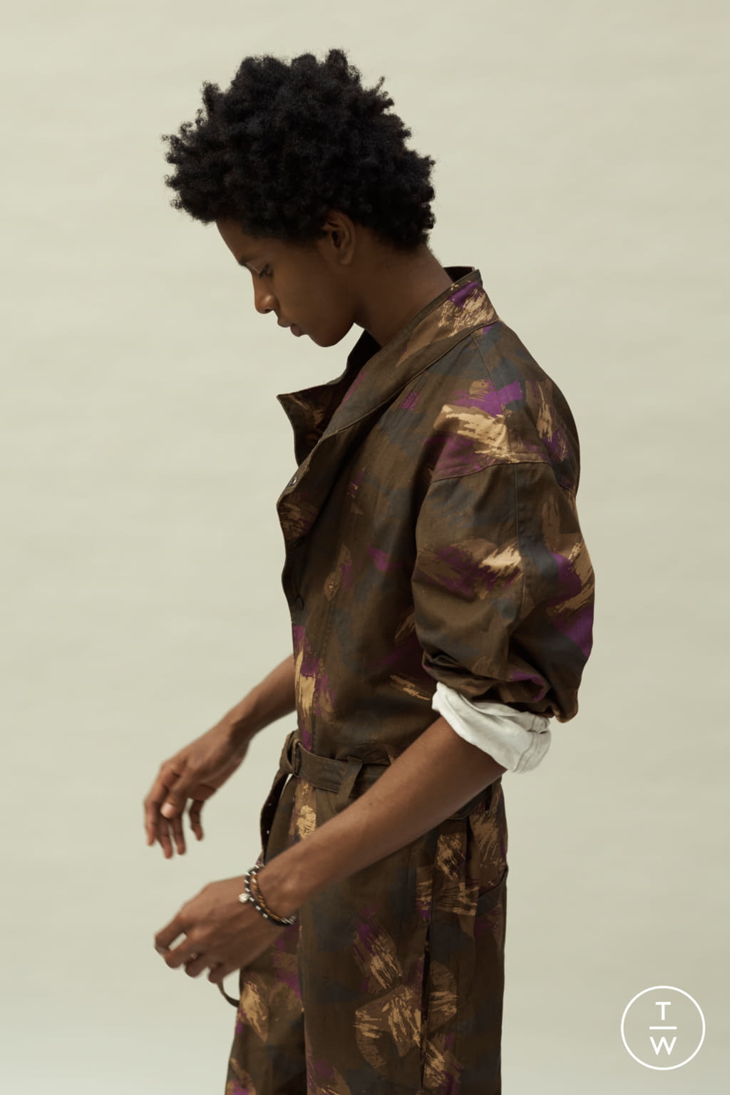 Fashion Week Paris Spring/Summer 2020 look 14 from the Isabel Marant collection 男装