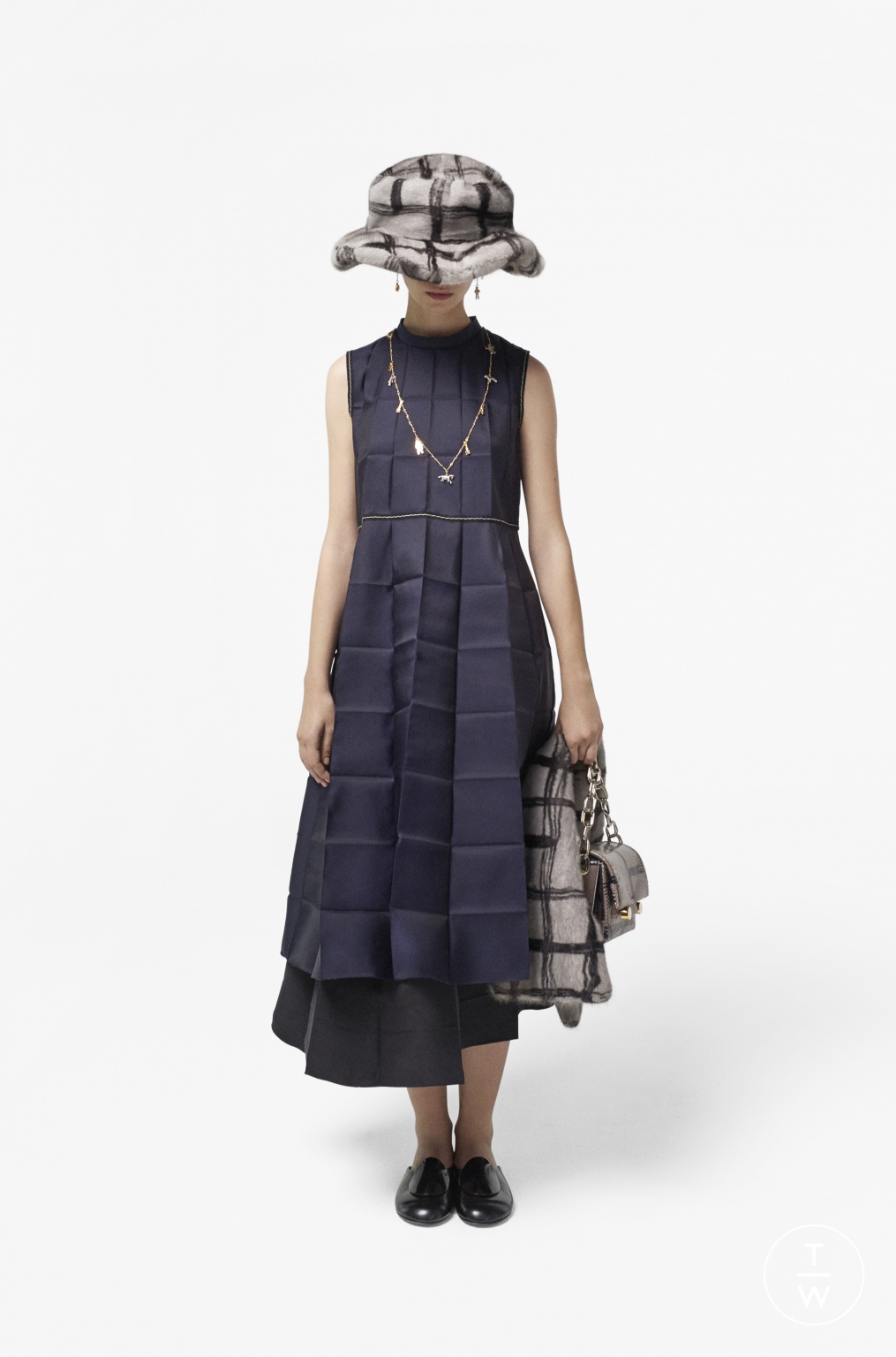 Fashion Week Milan Pre-Fall 2018 look 14 from the Marni collection 女装