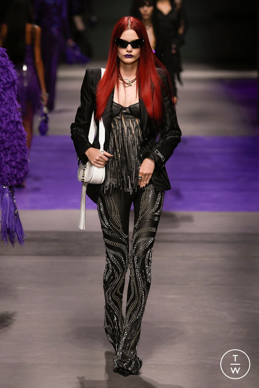 Fashion Week Milan Spring/Summer 2023 look 44 from the Versace collection 女装