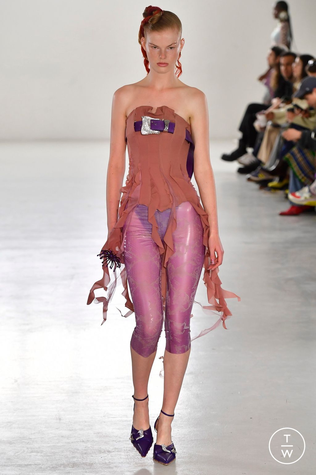 Fashion Week London Spring/Summer 2023 look 4 from the Poster Girl collection womenswear