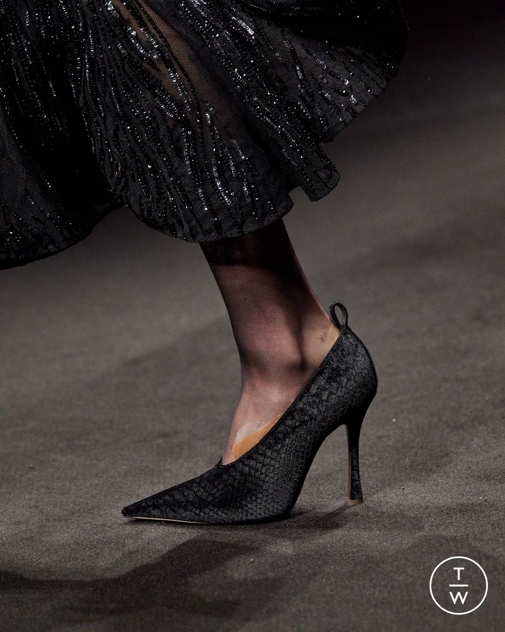 Fashion Week Milan Fall/Winter 2025 look 69 from the Roberto Cavalli collection womenswear accessories