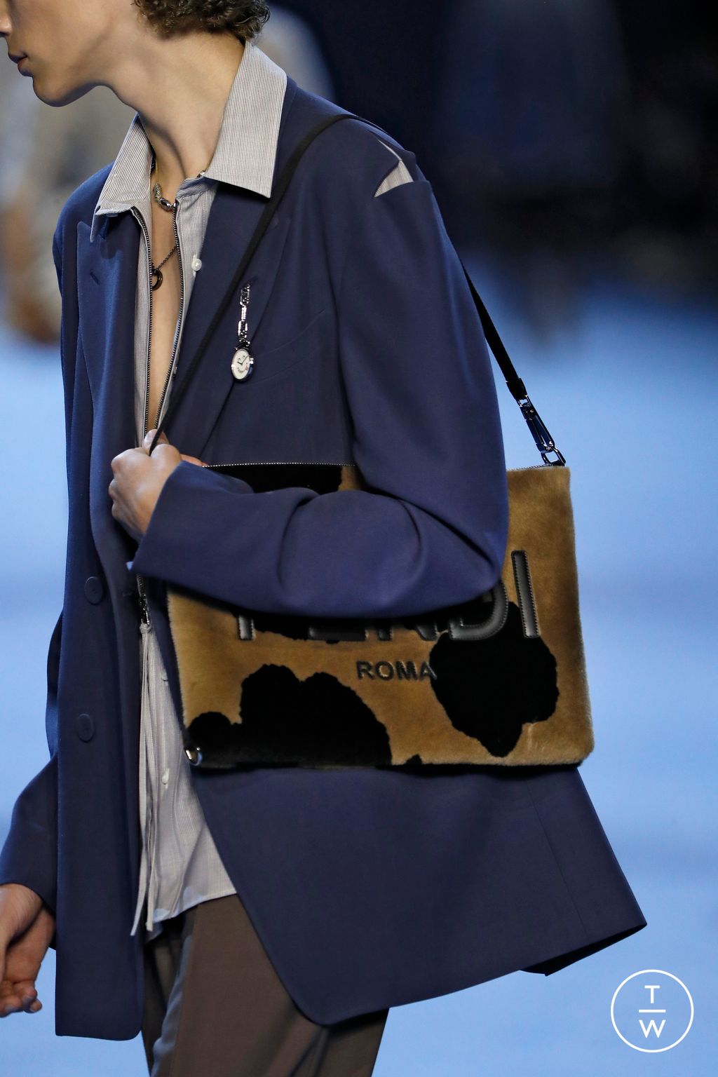 Fashion Week Milan Spring/Summer 2023 look 11 from the Fendi collection menswear accessories