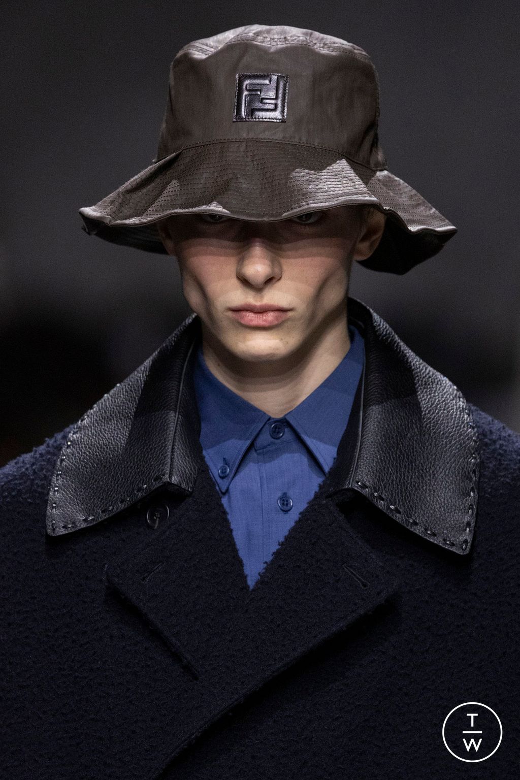 Fashion Week Paris Fall/Winter 2024 look 85 from the Fendi collection menswear accessories