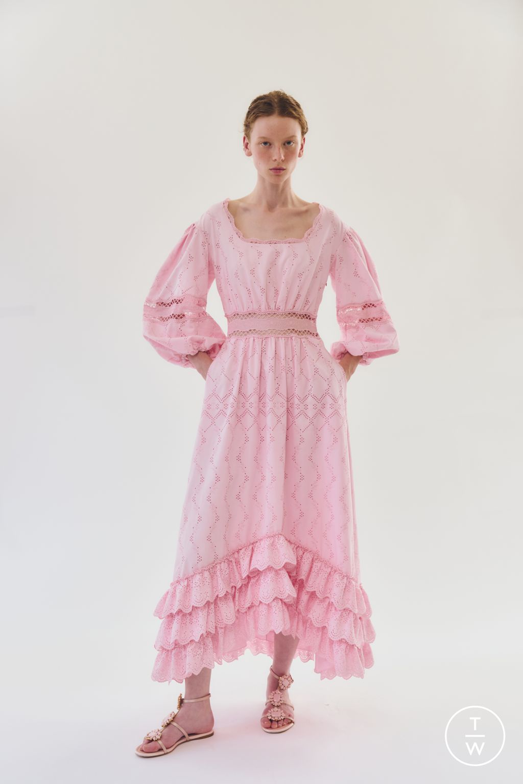 Fashion Week Paris Resort 2026 look 14 de la collection Giambattista Valli womenswear
