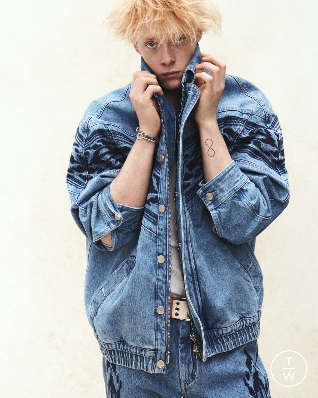 Fashion Week Paris Spring/Summer 2026 look 14 from the Isabel Marant collection menswear