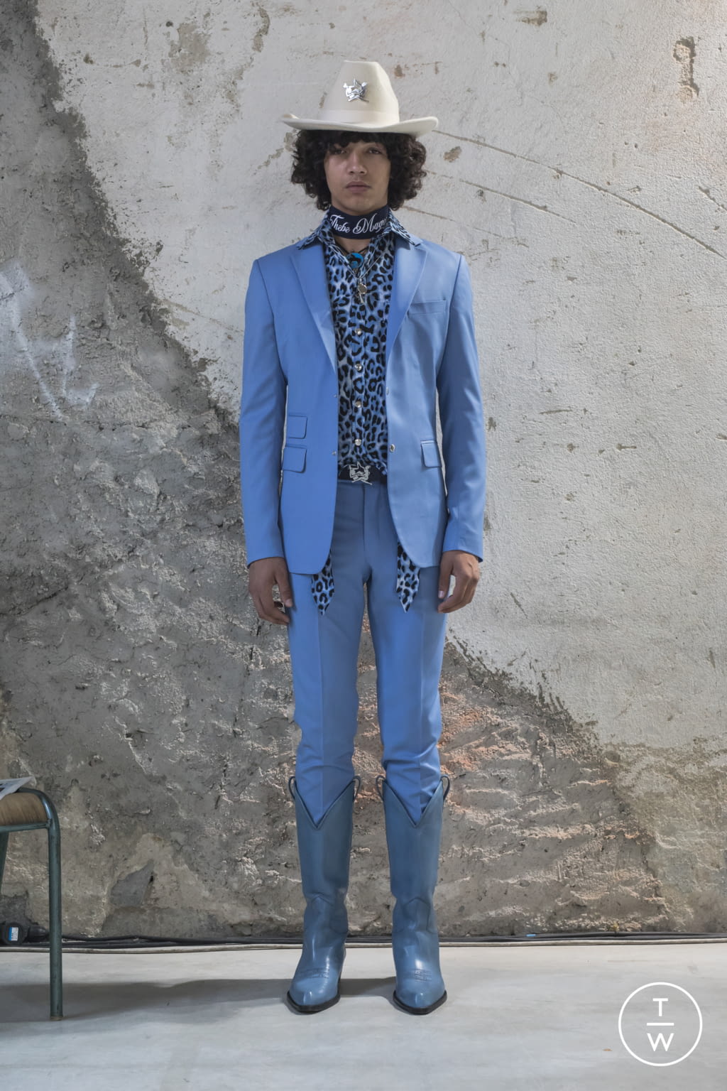 Fashion Week Florence - Pitti Spring/Summer 2022 look 15 from the Thebe Magugu collection menswear