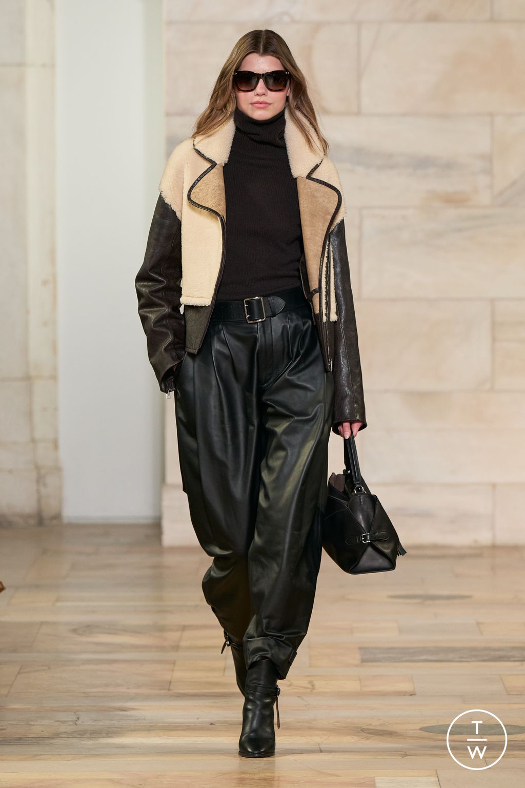 Fashion Week New York Fall/Winter 2025 look 15 from the Ralph Lauren collection womenswear