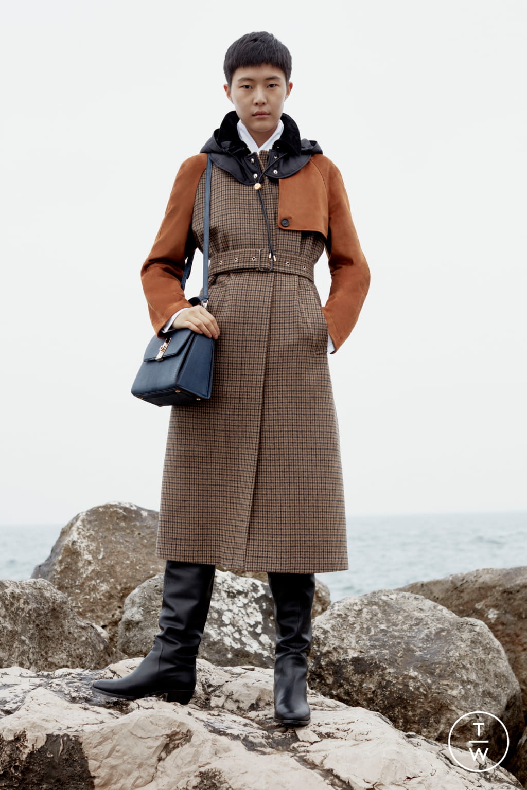 Fashion Week Milan Pre-Fall 2019 look 15 from the Ferragamo collection 女装