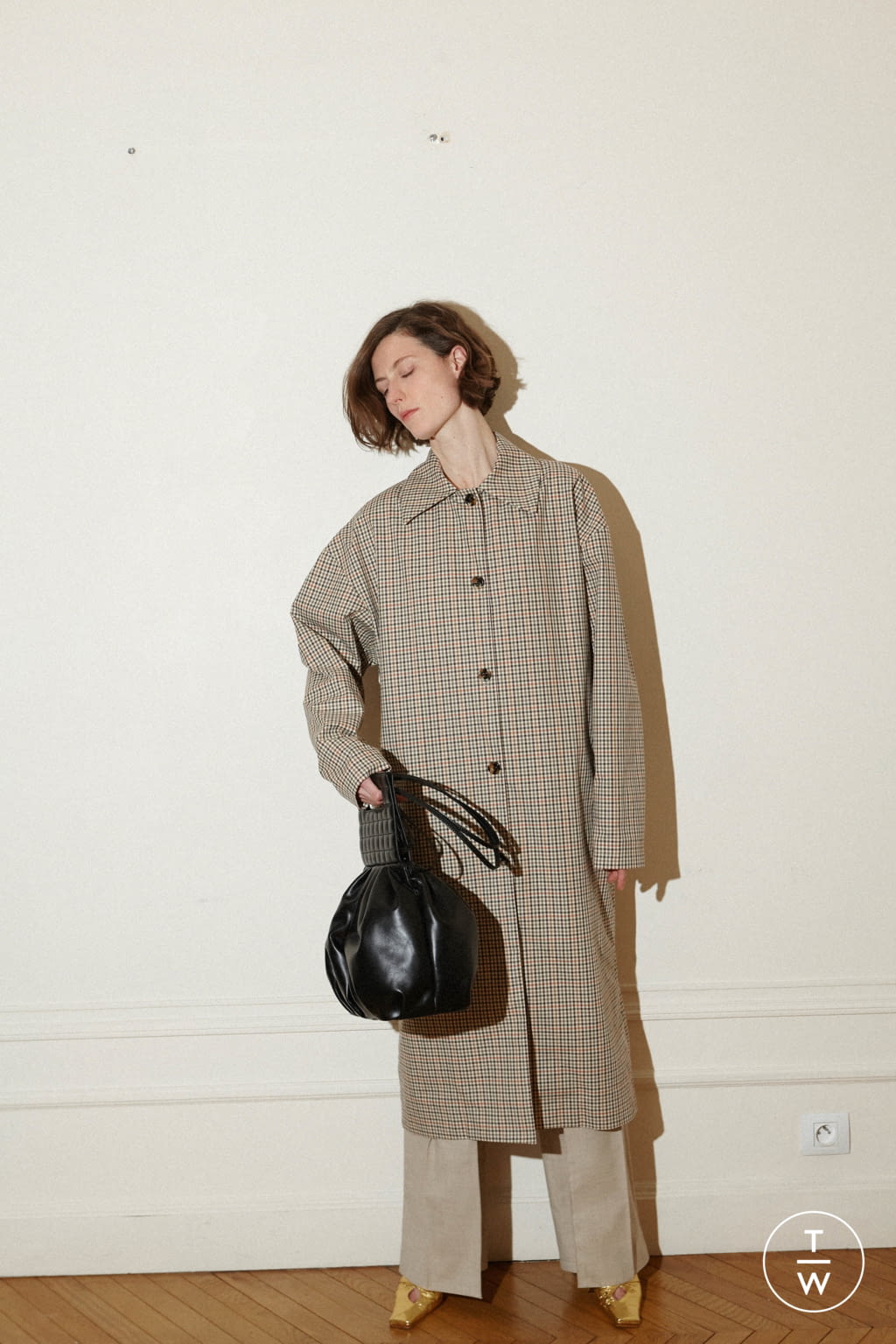 Fashion Week London Pre-Fall 2020 look 15 from the A.W.A.K.E MODE collection womenswear