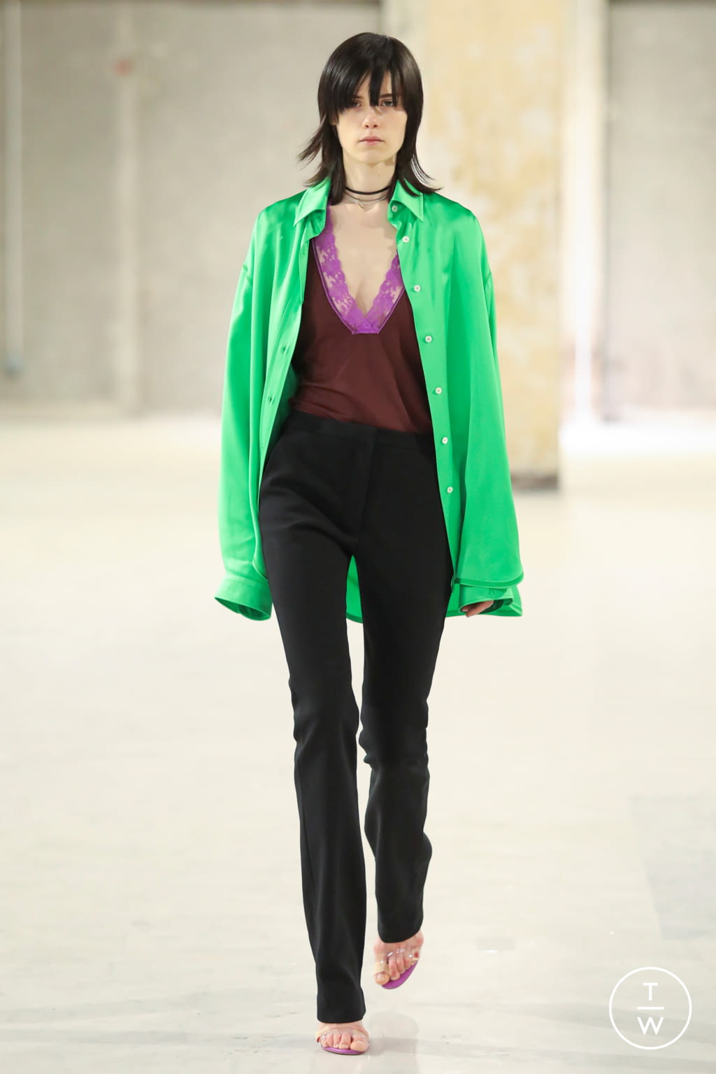 Fashion Week Paris Fall/Winter 2021 look 15 from the Atlein collection 女装