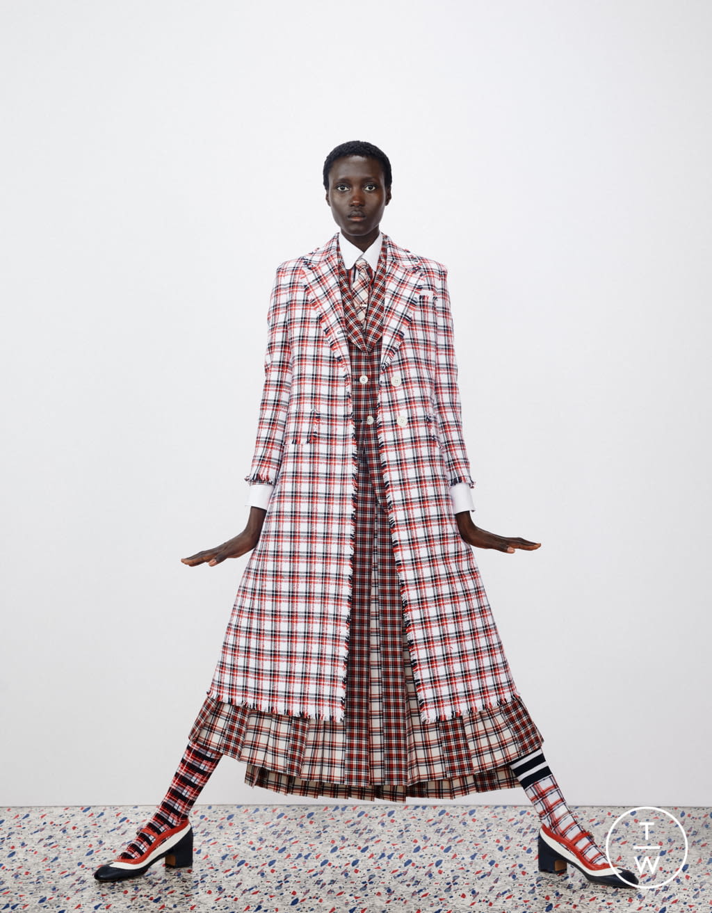 Fashion Week Paris Resort 2020 look 15 from the Thom Browne collection 女装