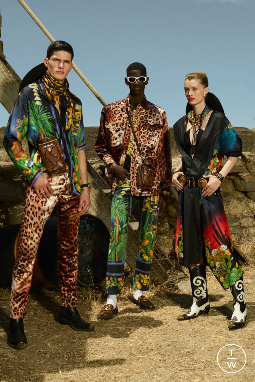 Fashion Week Milan Resort 2020 look 15 from the Versace collection 男装
