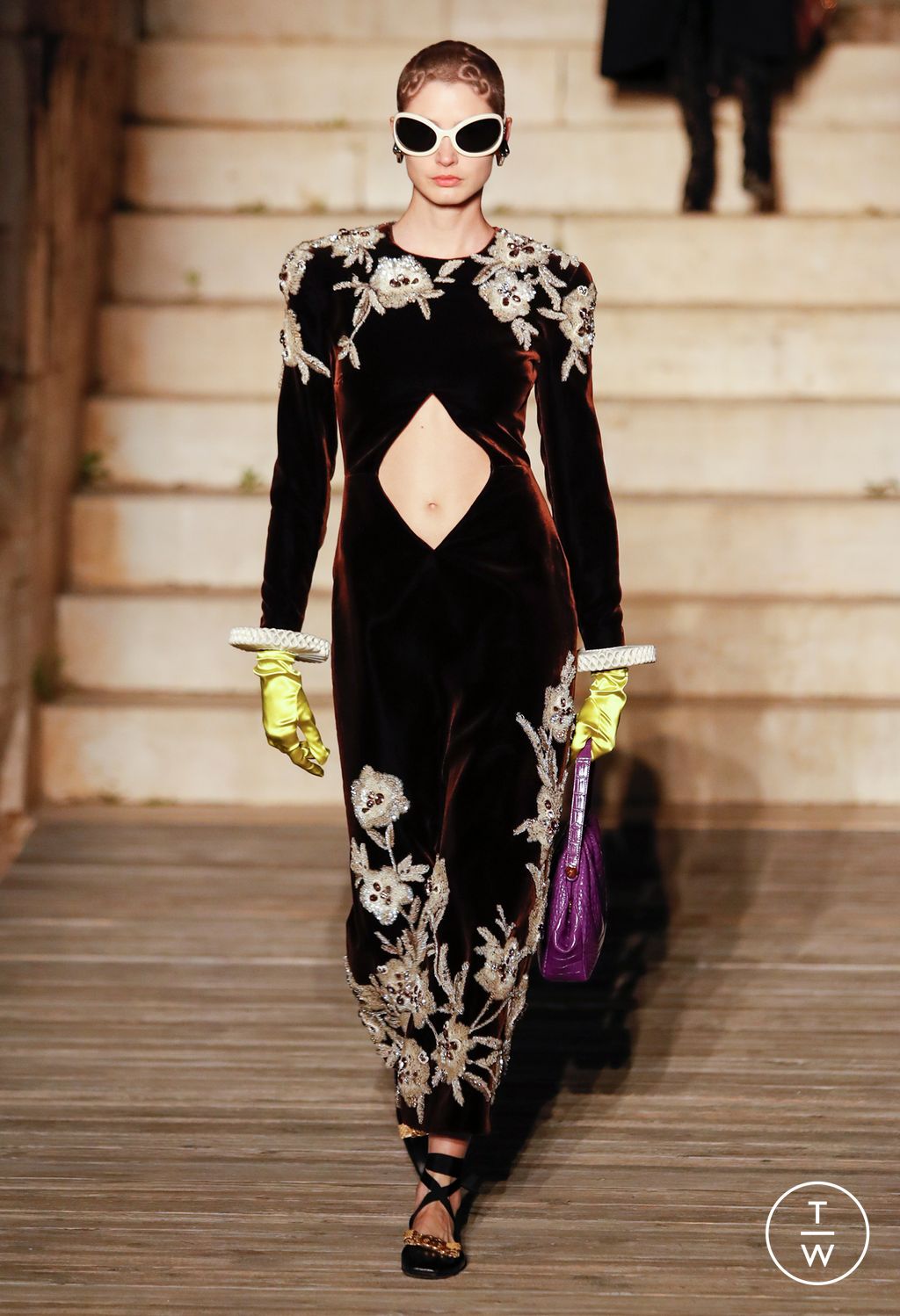 Fashion Week Milan Resort 2023 look 2 de la collection Gucci womenswear
