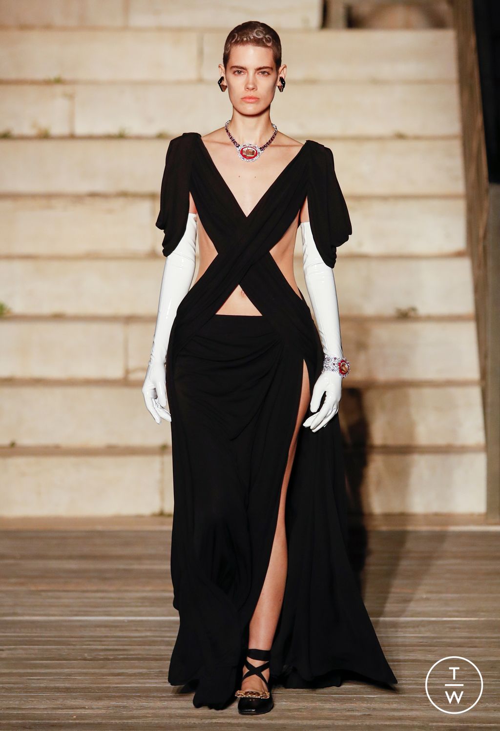 Fashion Week Milan Resort 2023 look 22 de la collection Gucci womenswear