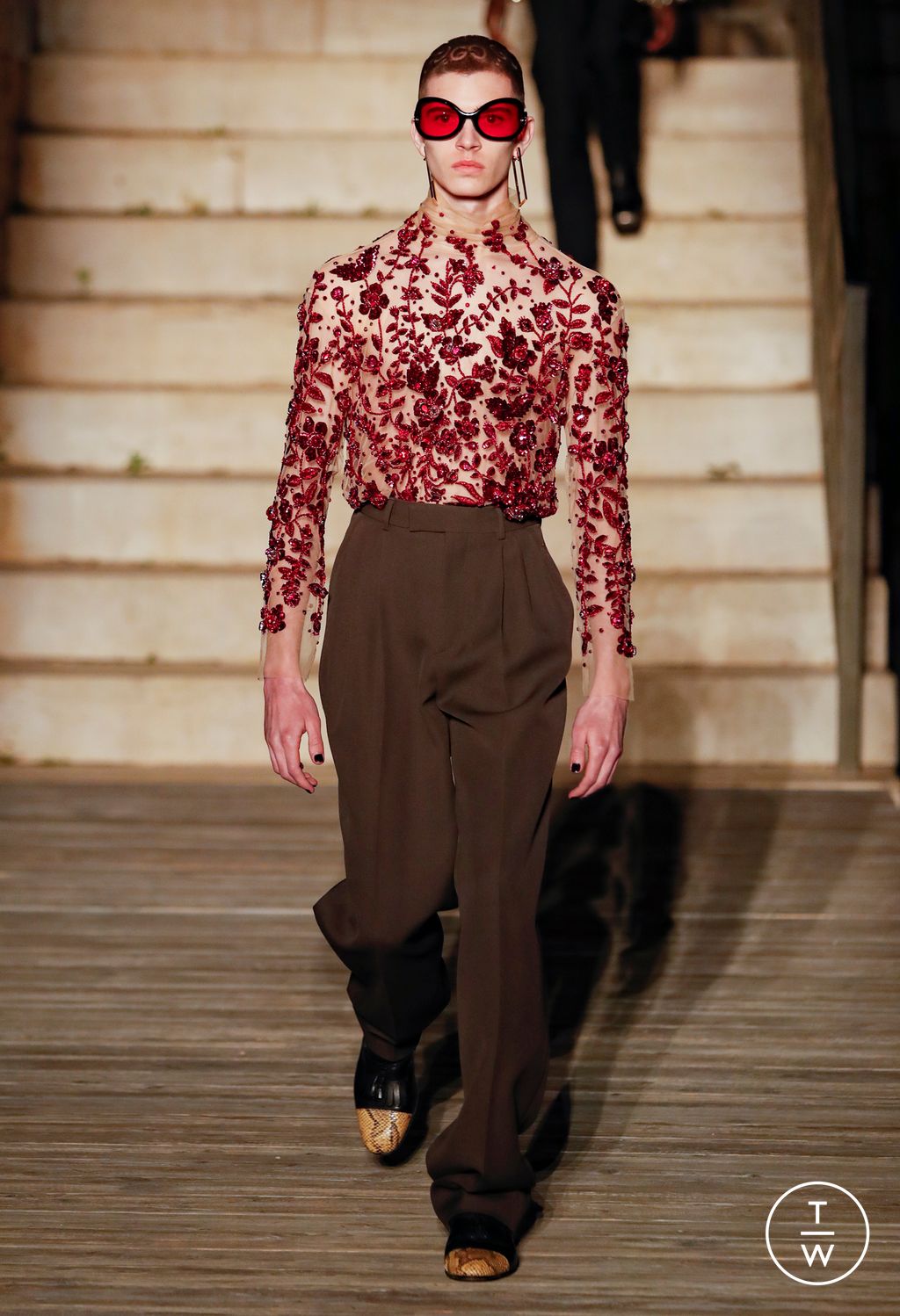 Fashion Week Milan Resort 2023 look 35 de la collection Gucci womenswear
