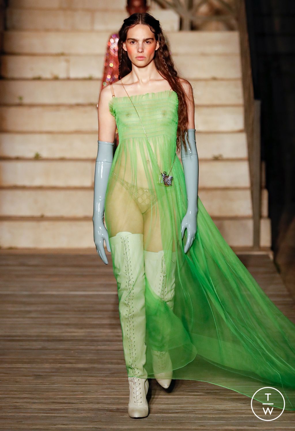 Fashion Week Milan Resort 2023 look 41 from the Gucci collection womenswear