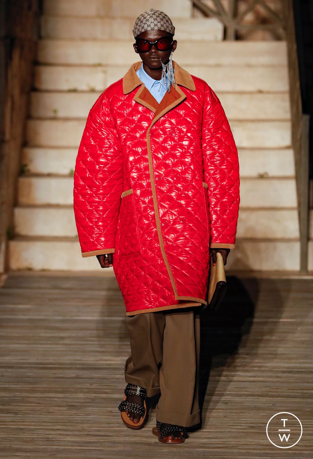 Fashion Week Milan Resort 2023 look 55 from the Gucci collection 女装