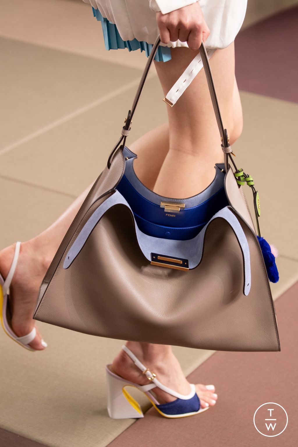 Fashion Week Milan Spring/Summer 2026 look 43 from the Fendi collection womenswear accessories