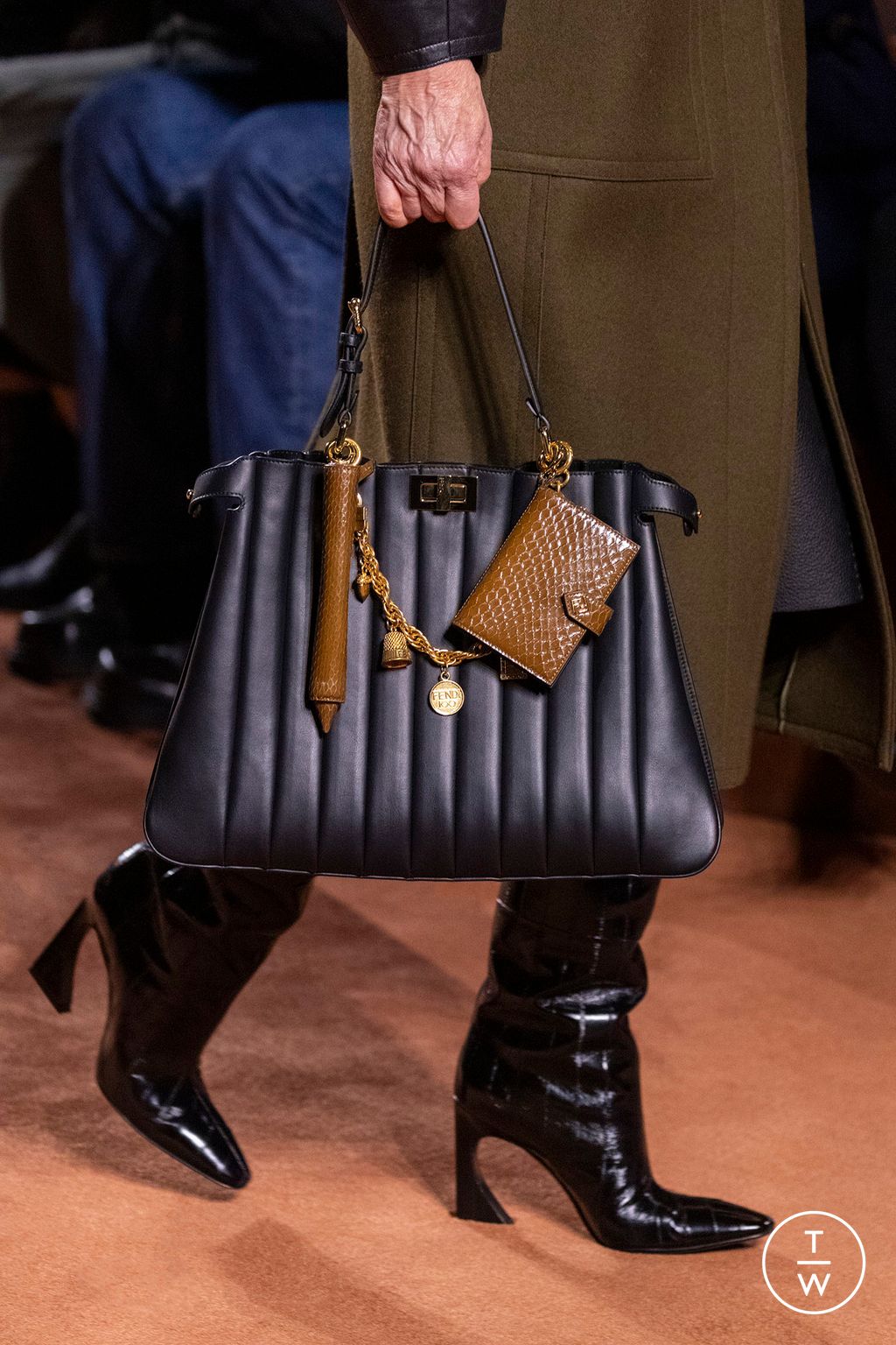 Fashion Week Milan Fall/Winter 2025 look 43 from the Fendi collection womenswear accessories