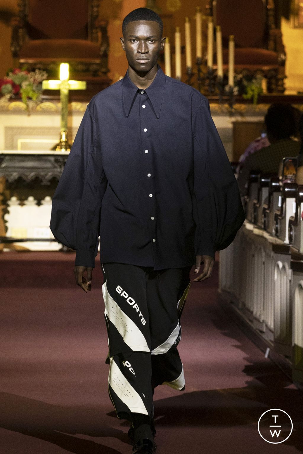 Fashion Week New York Spring/Summer 2023 look 10 from the Willy Chavarria collection womenswear