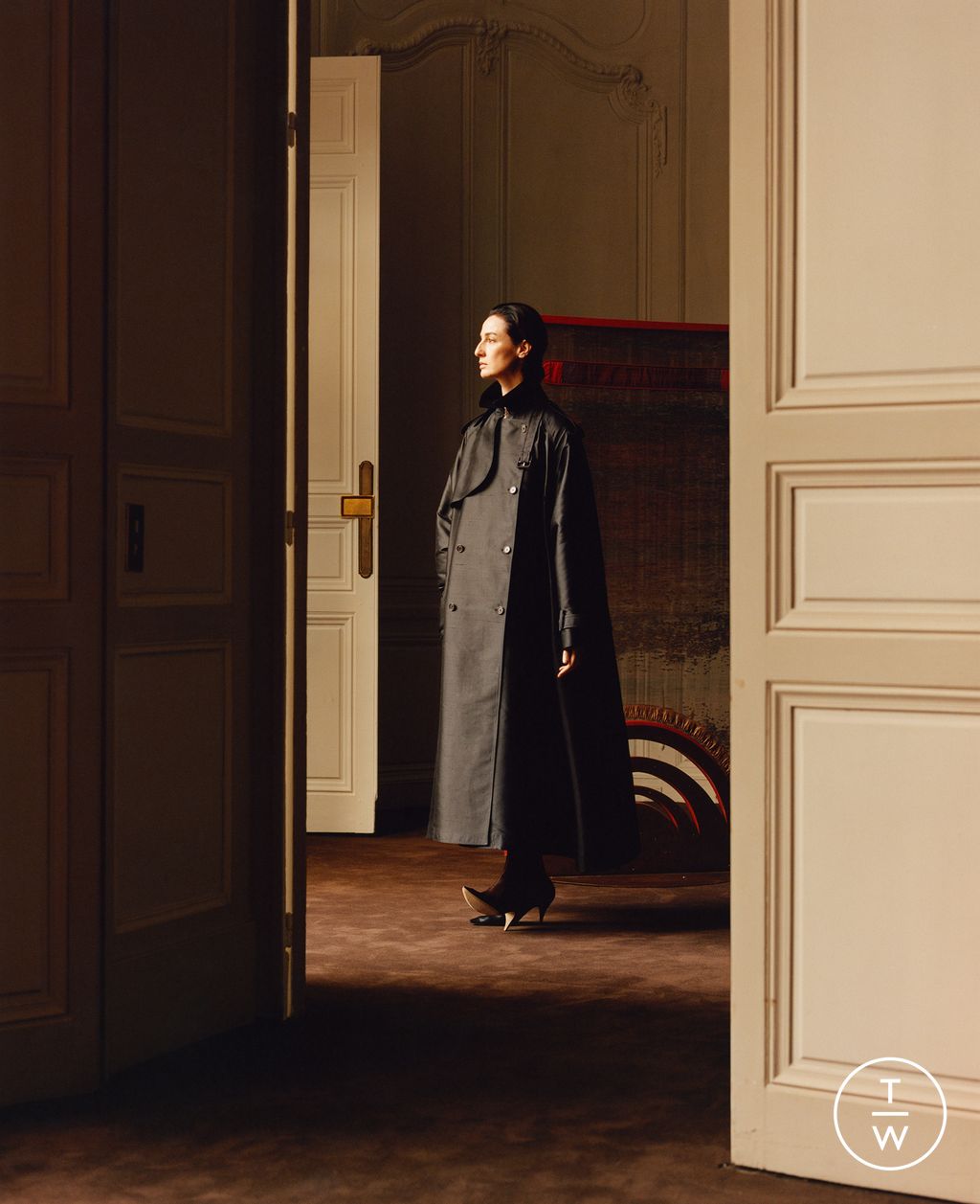 Fashion Week Paris Fall/Winter 2024 look 15 from the The Row collection 女装