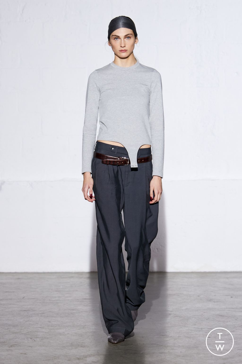 Fashion Week New York Fall/Winter 2024 look 15 from the Tibi collection womenswear
