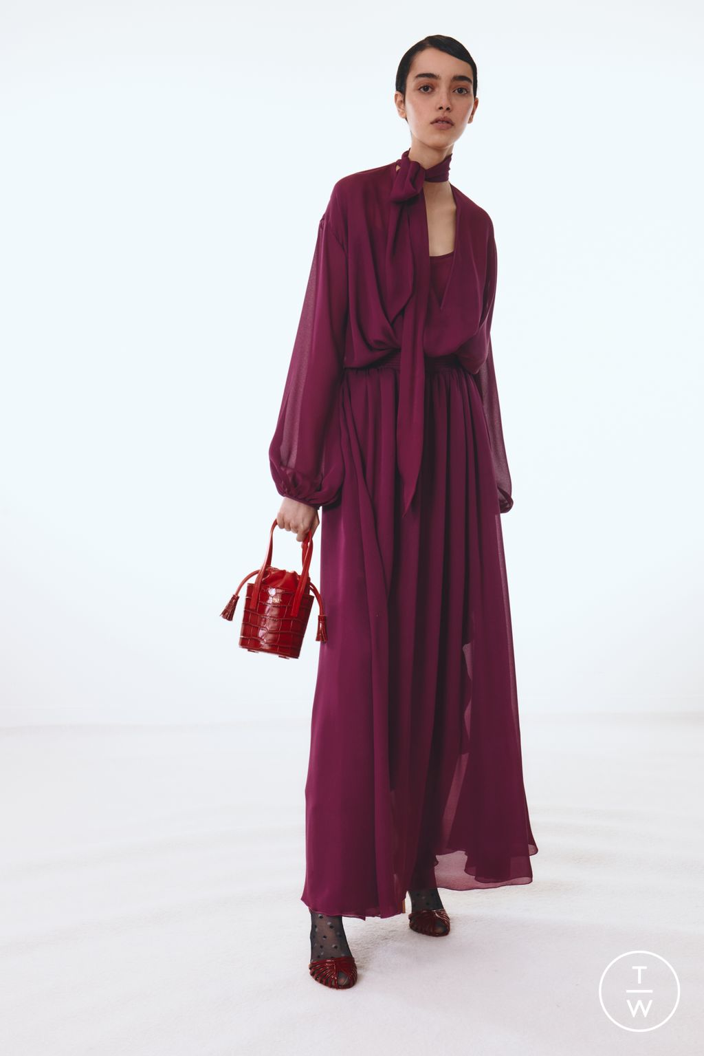 Fashion Week Paris Pre-Fall 2025 look 15 from the Giambattista Valli collection womenswear
