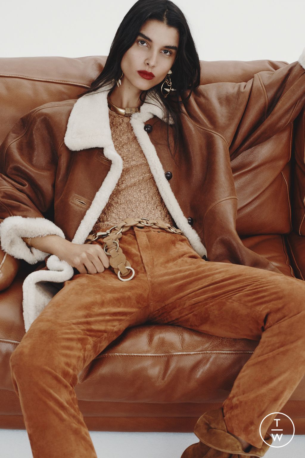 Fashion Week Paris Pre-Fall 2025 look 15 from the Isabel Marant collection womenswear