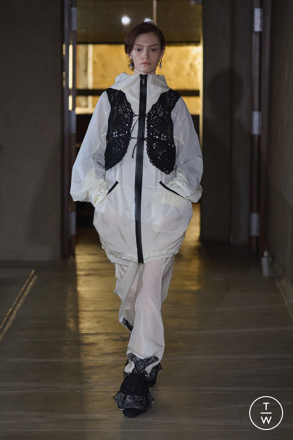 Fashion Week Paris Fall/Winter 2026 look 15 from the Mame Kurogouchi collection womenswear