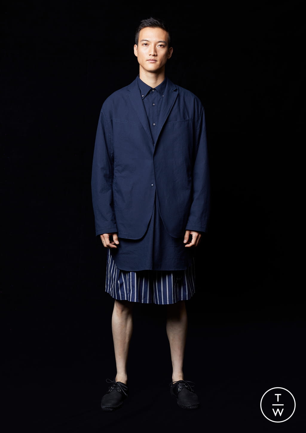 Fashion Week Paris Spring/Summer 2021 look 15 from the White Mountaineering collection menswear