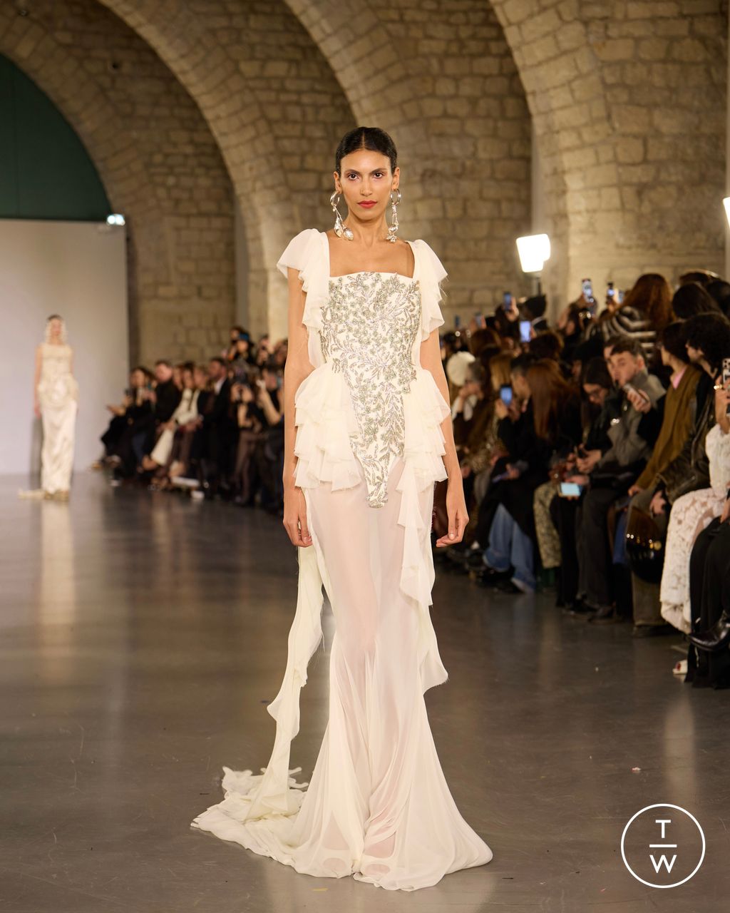 Fashion Week Paris Spring/Summer 2026 look 16 from the Juana Martin collection 高级定制