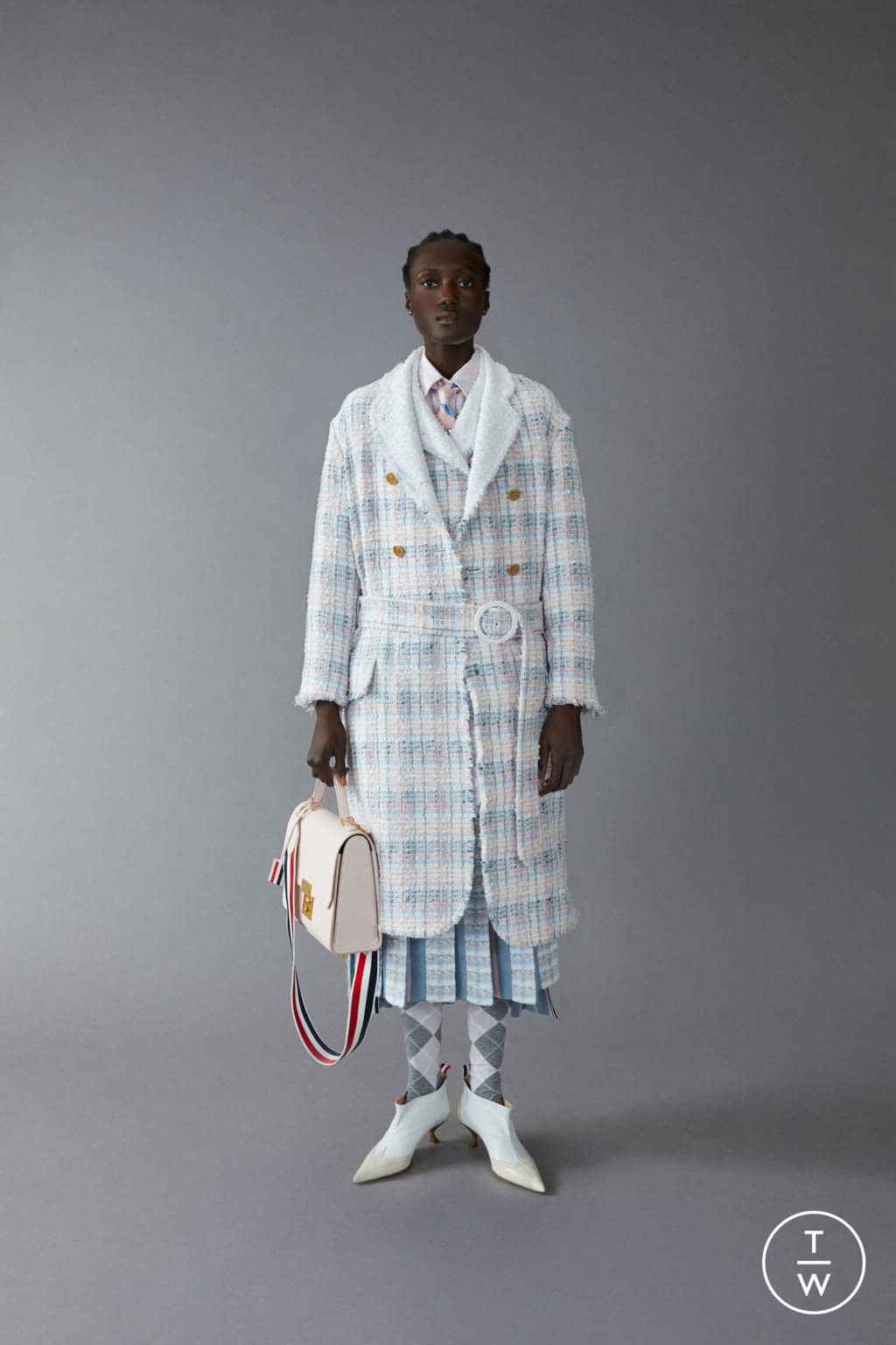 Fashion Week Paris Pre-Fall 2020 look 16 from the Thom Browne collection 女装