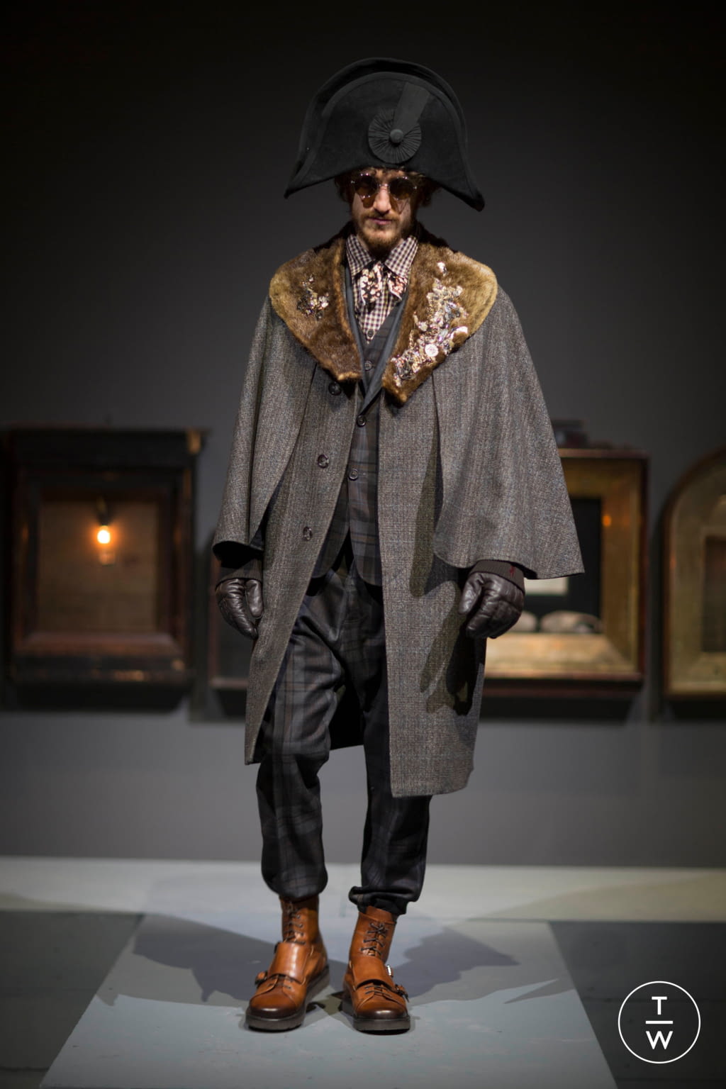 Fashion Week Milan Fall/Winter 2017 look 16 from the Antonio Marras collection menswear