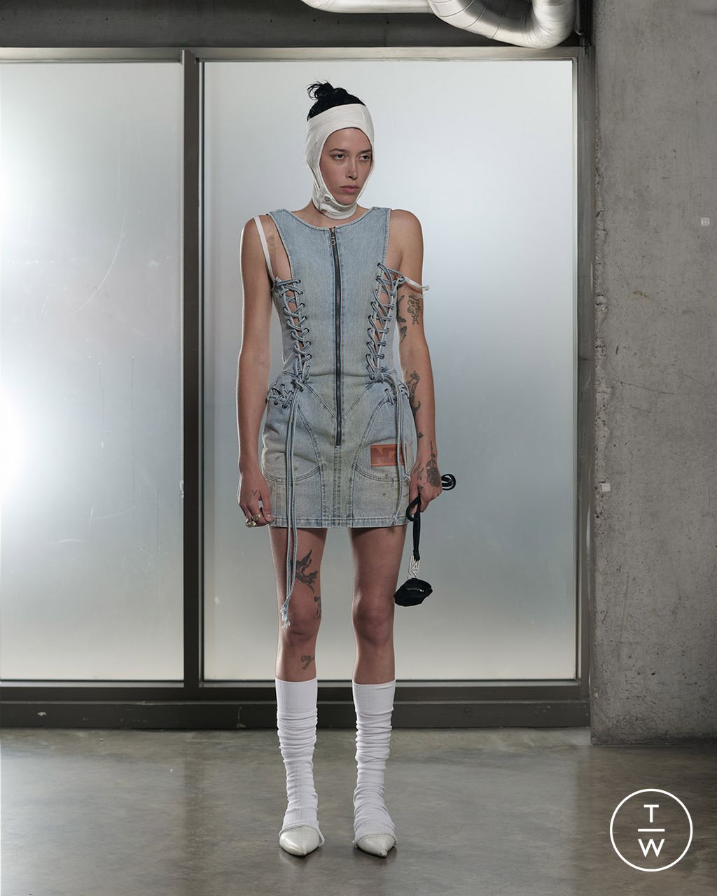 Fashion Week London Resort 2025 look 16 from the Natasha Zinko collection womenswear