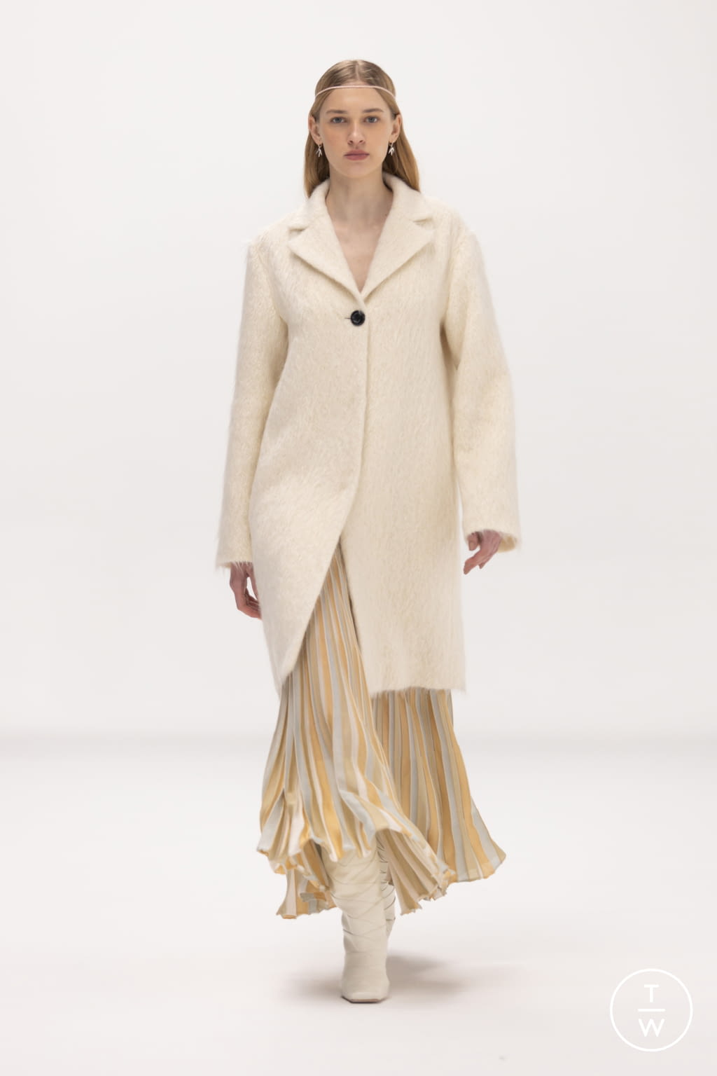 Fashion Week New York Fall/Winter 2021 look 16 from the Bevza collection womenswear