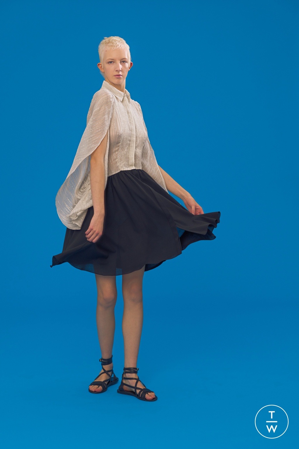 Fashion Week Milan Resort 2020 look 17 de la collection Antonio Berardi womenswear
