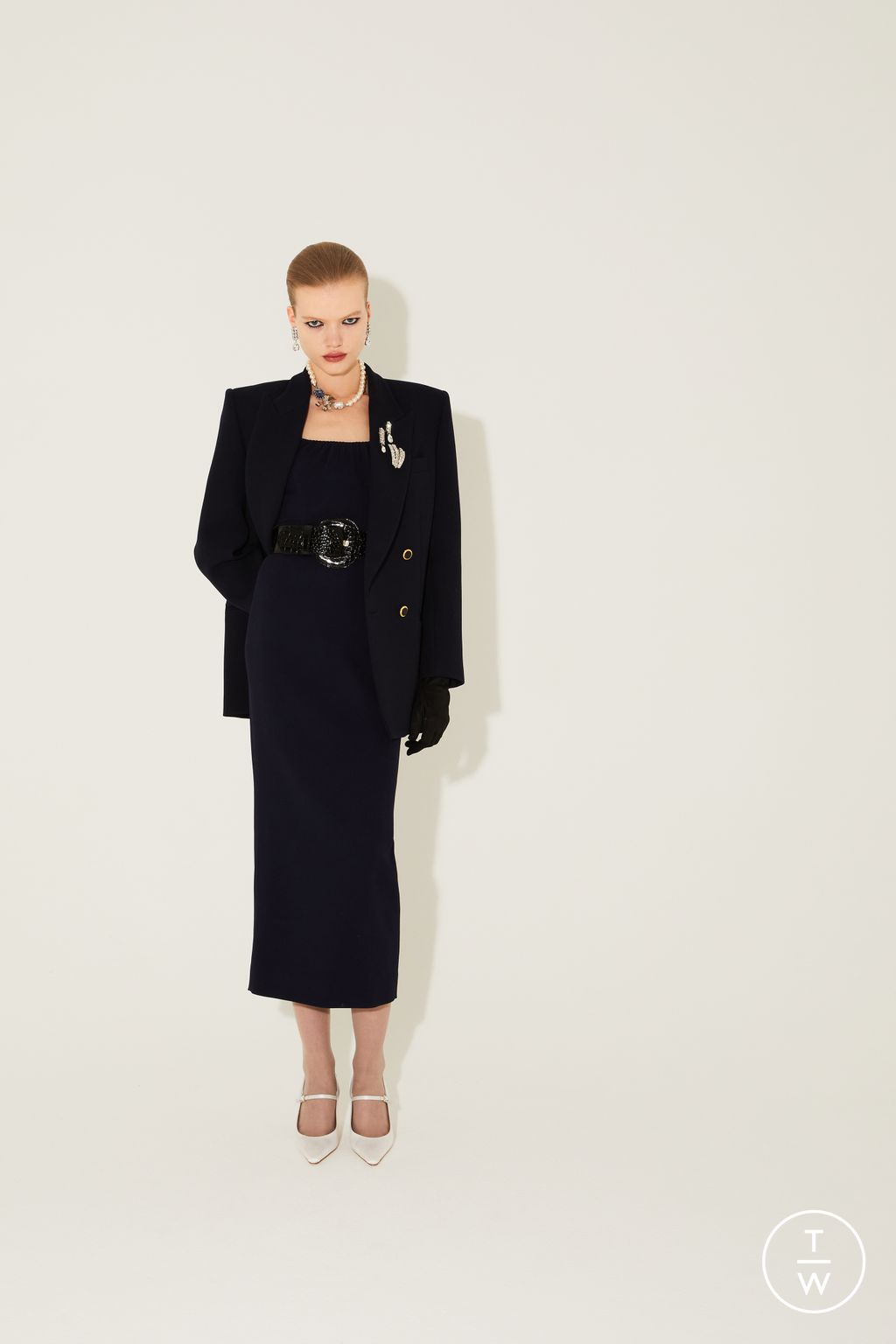 Fashion Week Paris Pre-Fall 2024 look 16 from the Alessandra Rich collection 女装